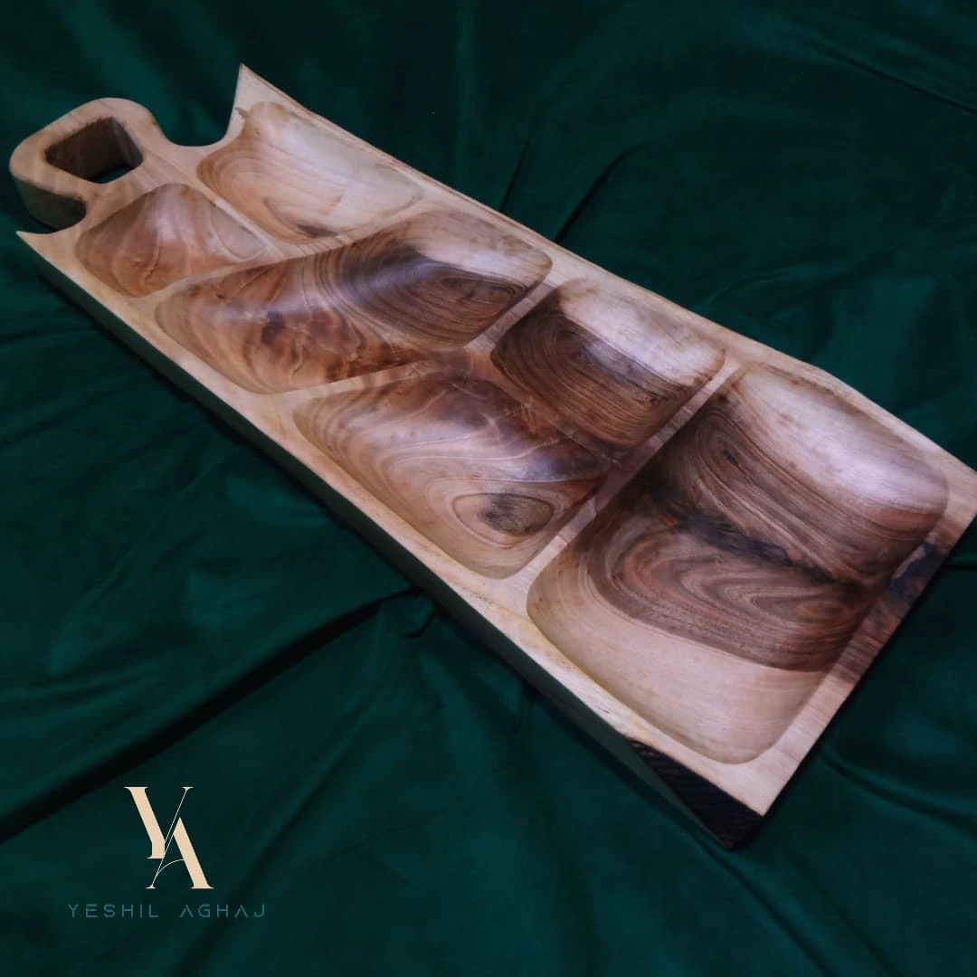 سینی مزه تخته سرو