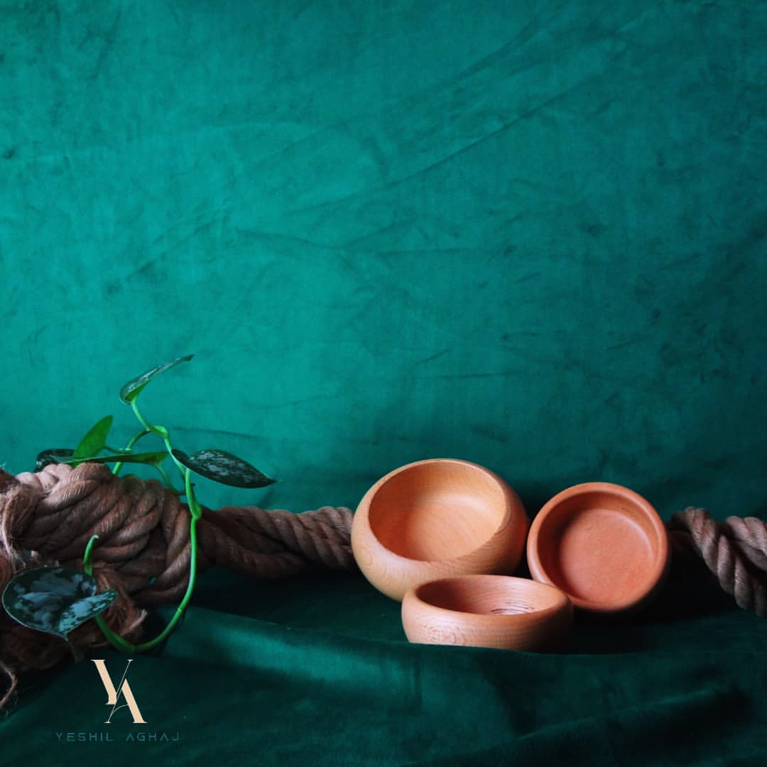 کاسه چوبی راش